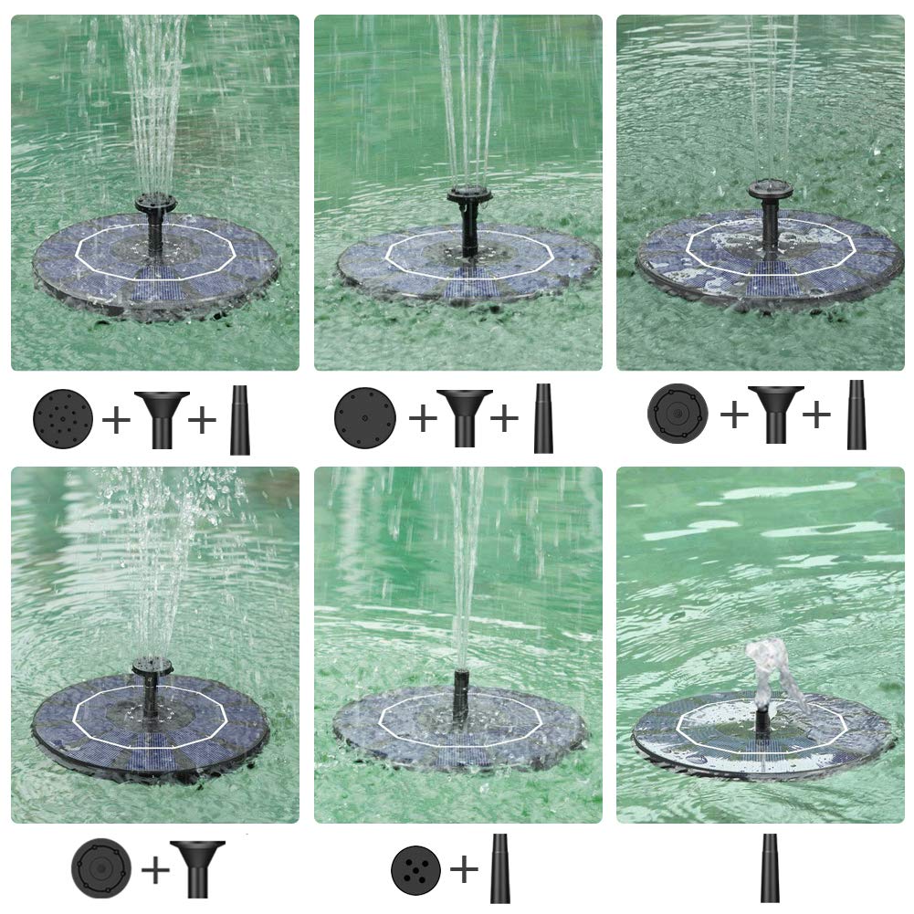 Solar-Powered Fountain Pump