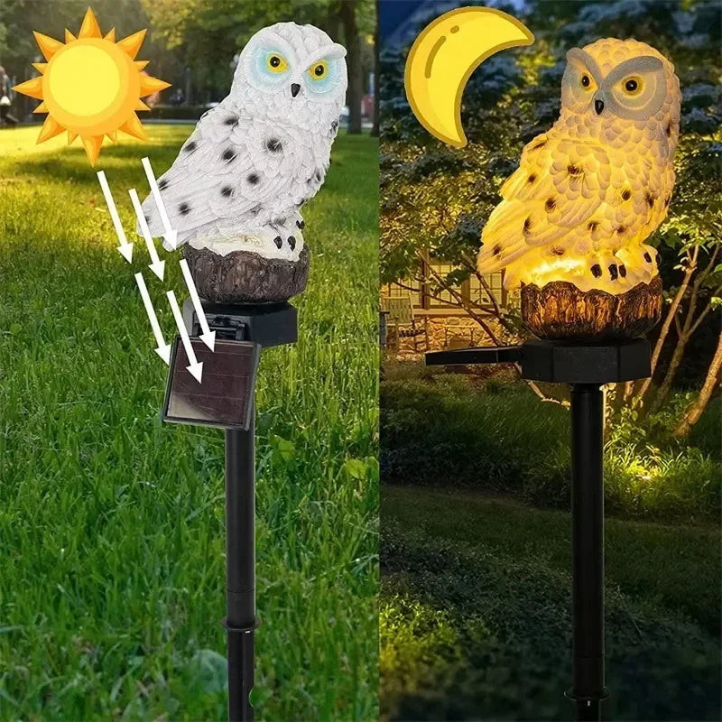 SolarOwl – Solar-Powered Owl Garden Lamp
