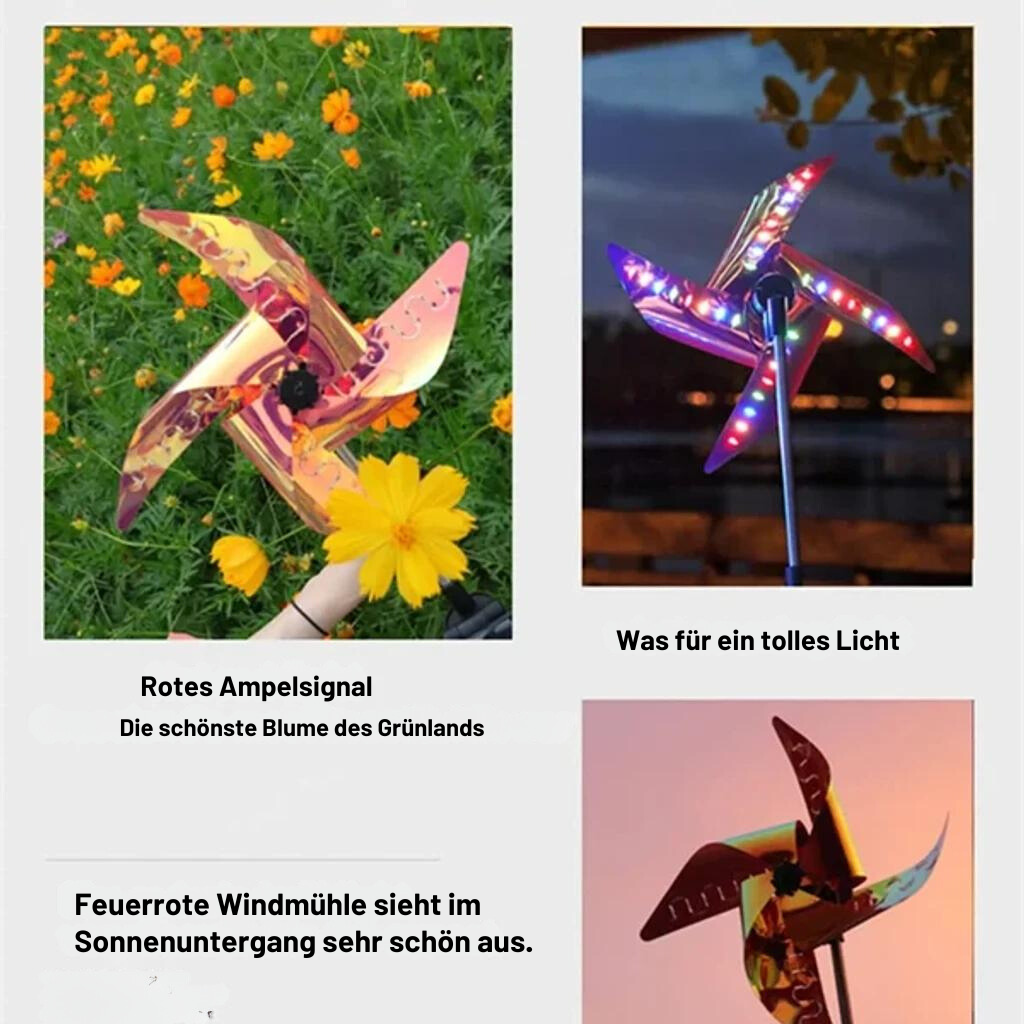 SolarSpin – Garden Solar-Powered Windmill