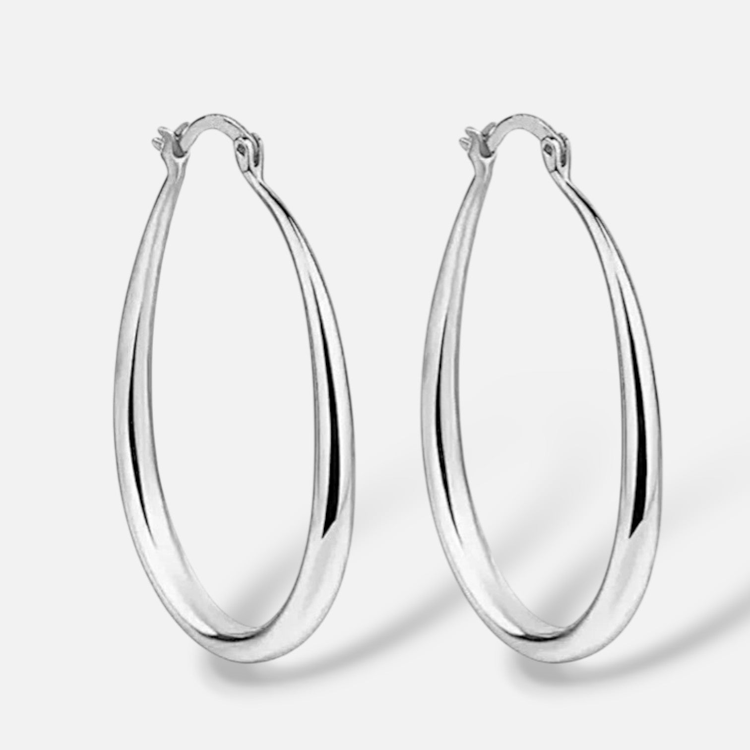Solstice Oval Hoop Earrings