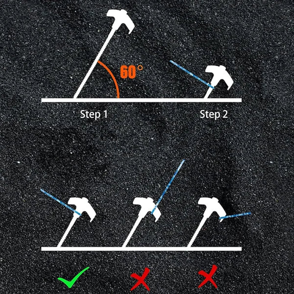 SpinSecure - Screw-in Tent Pegs