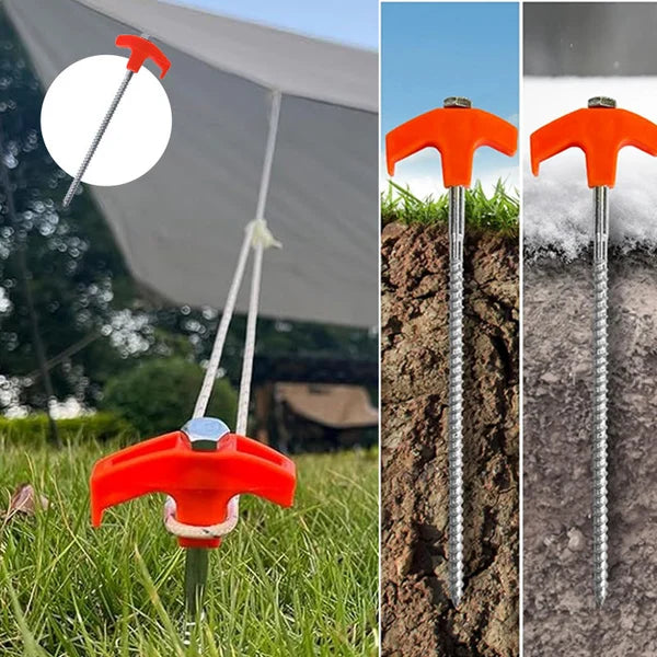 SpinSecure - Screw-in Tent Pegs