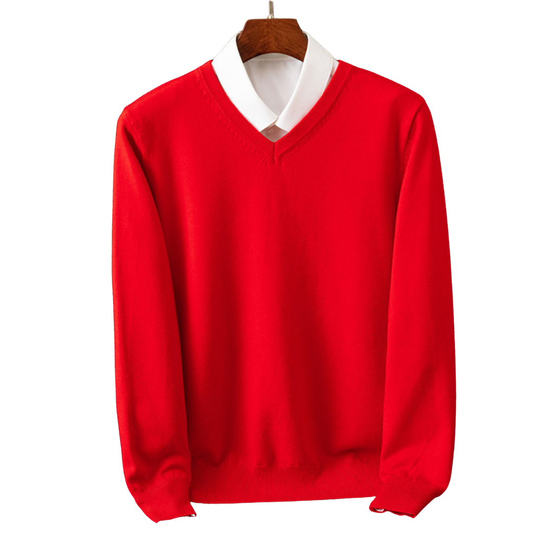Stokes – Cashmere Sweater with V-Neck