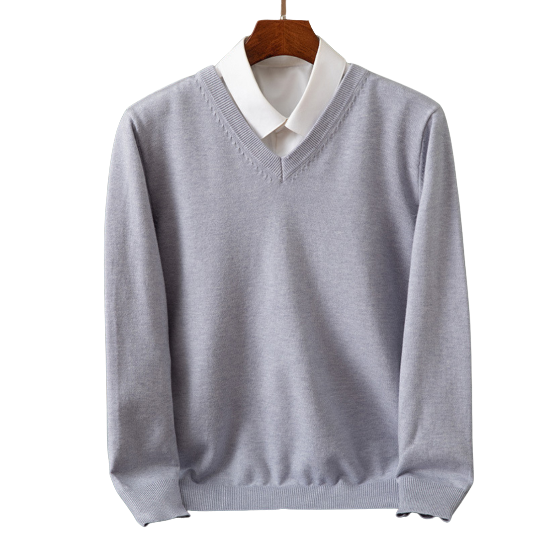 Stokes – Cashmere Sweater with V-Neck