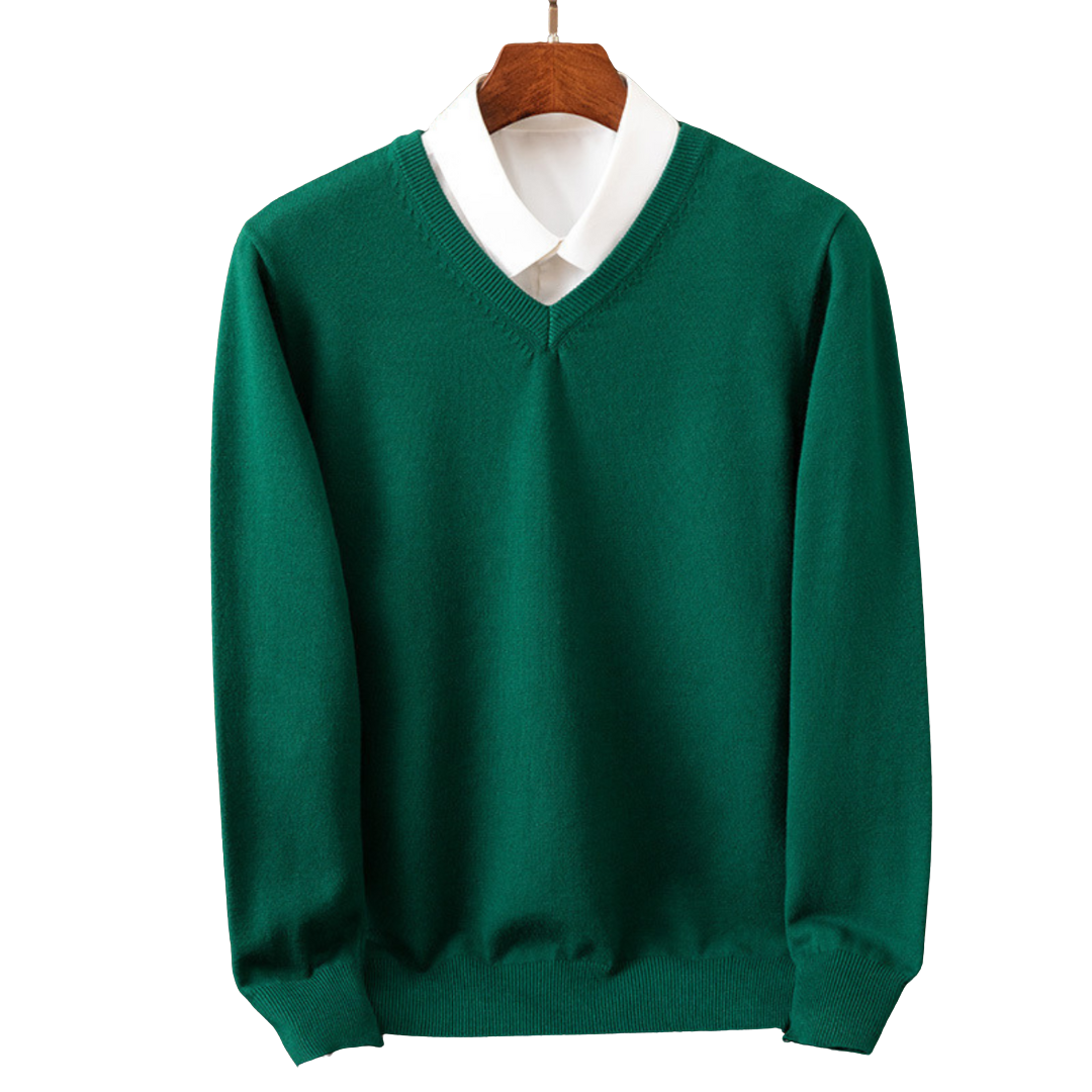 Stokes – Cashmere Sweater with V-Neck