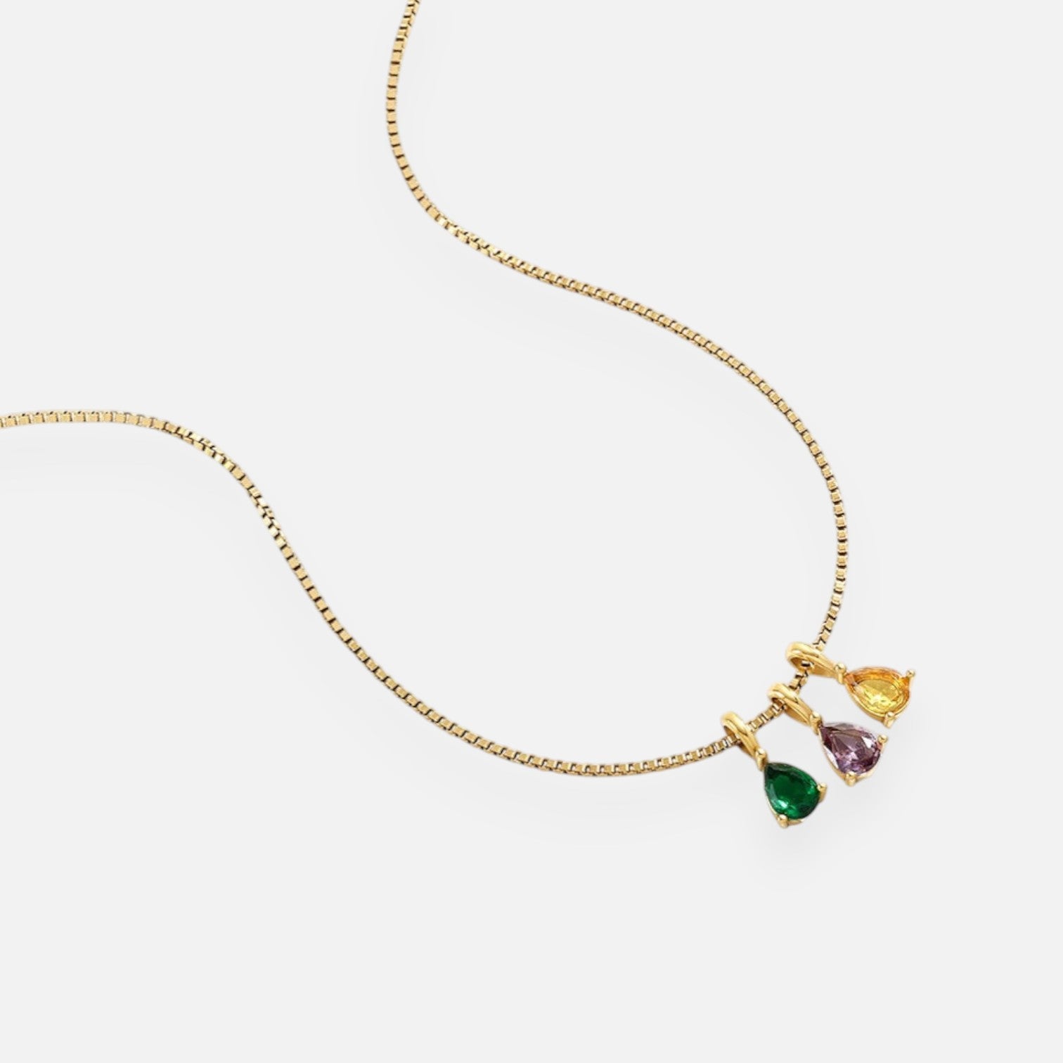 Storyline Personalised Multi-Birthstone Necklace