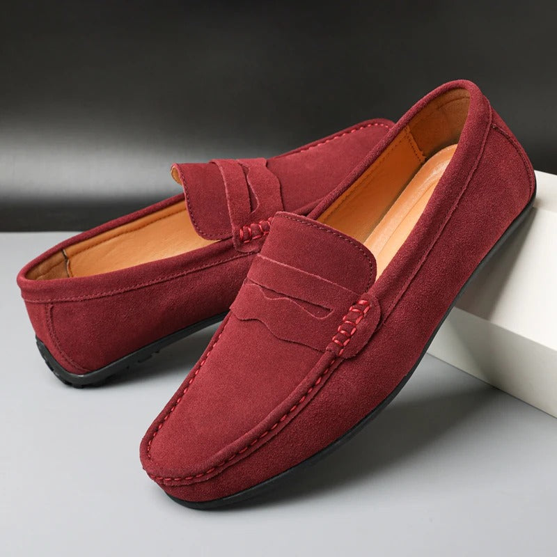 Suede Loafers
