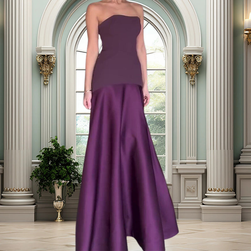 Sylwia - Elegant Off-Shoulder Long Dress