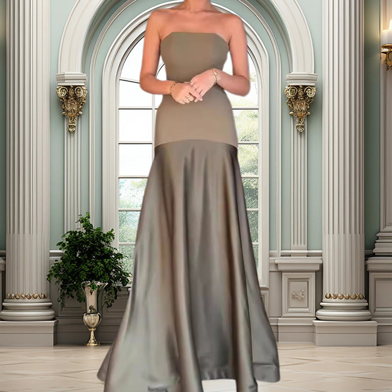 Sylwia - Elegant Off-Shoulder Long Dress