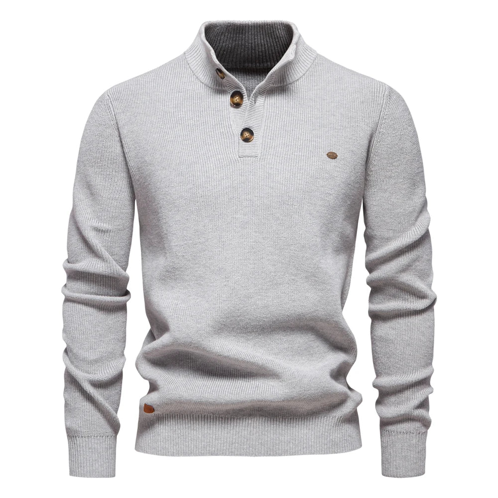 Szczerba - Pullover with Button Design