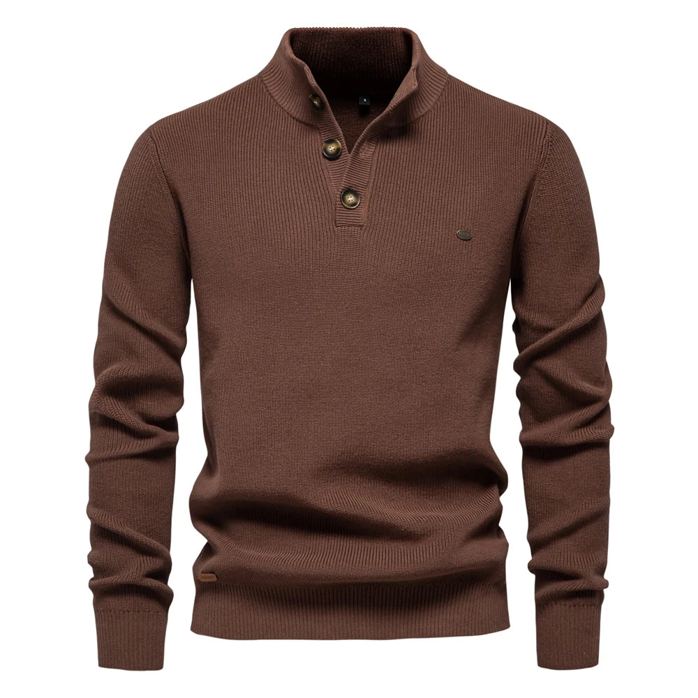 Szczerba - Pullover with Button Design