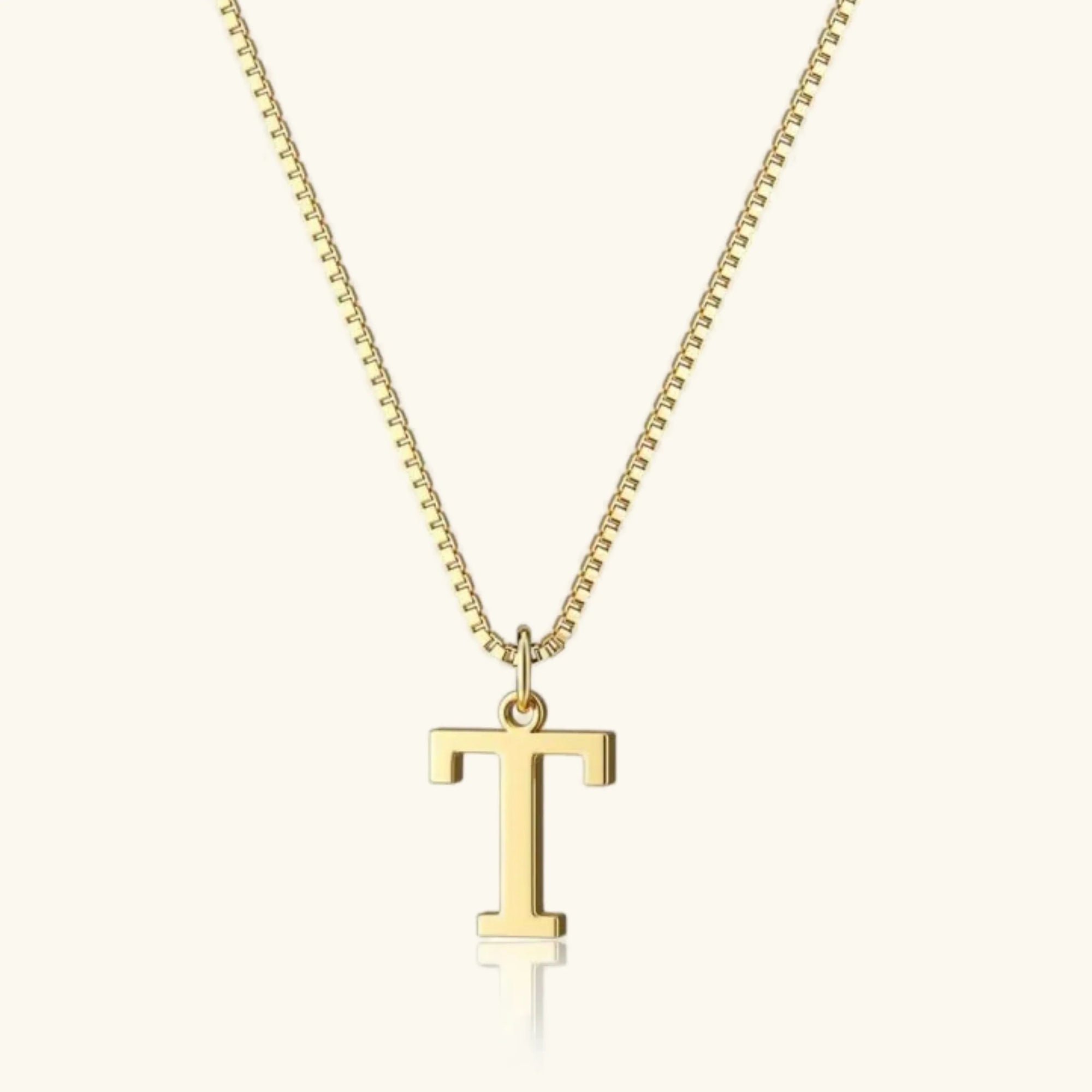 Collana con lettera iniziale Therese in oro
