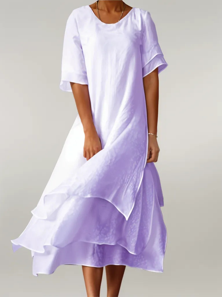 Tabatha - Long Elegant Cotton Dress
