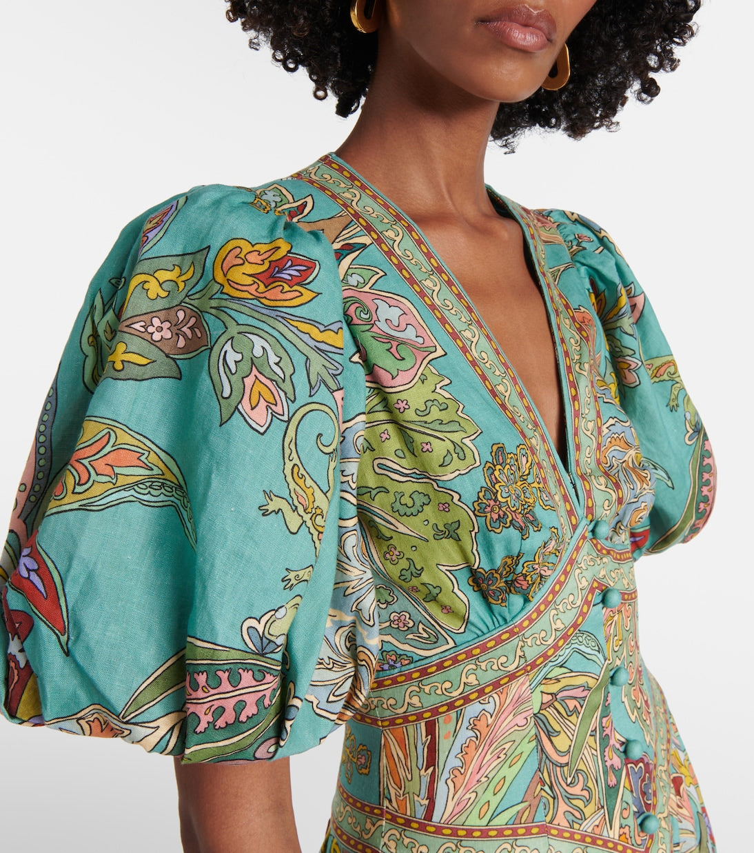 Taliqua – Fashionable Short Sleeve Dress with Prints