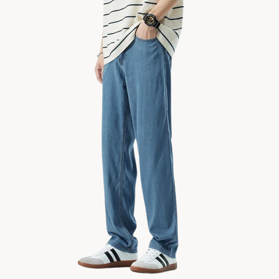 Teofilo - Stylish Wide Leg Pants
