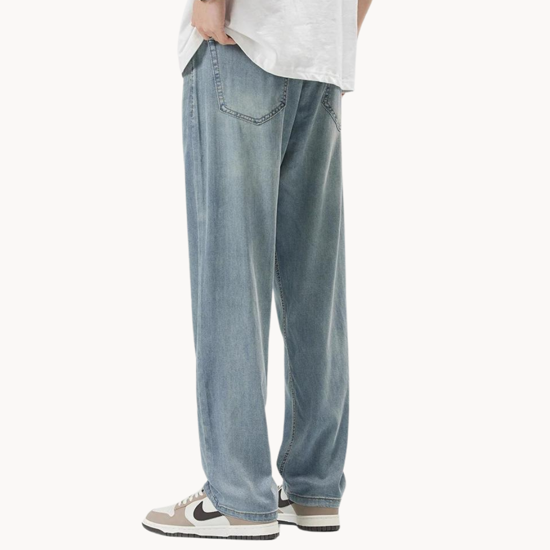 Teofilo - Stylish Wide Leg Pants
