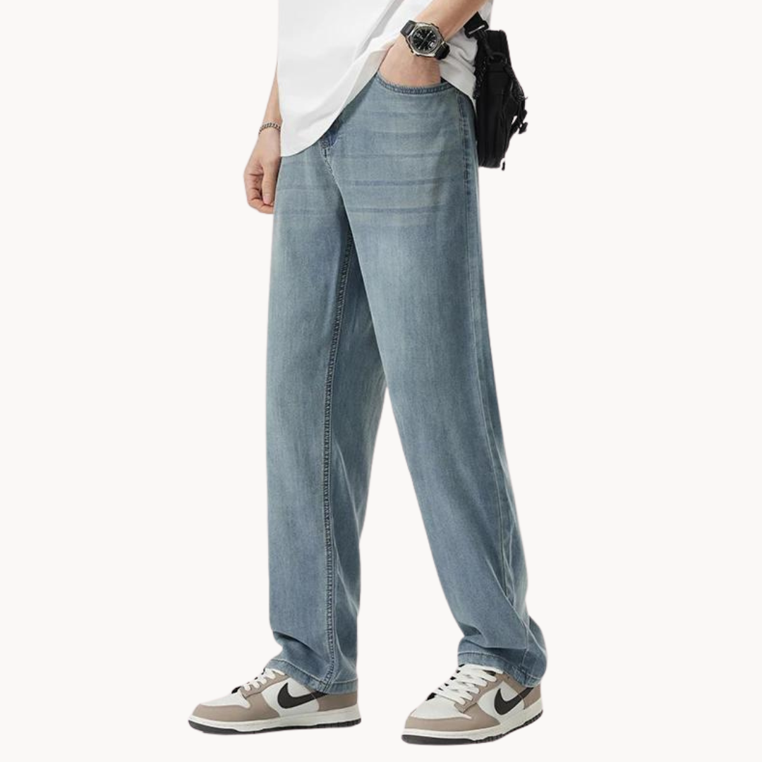 Teofilo - Stylish Wide Leg Pants