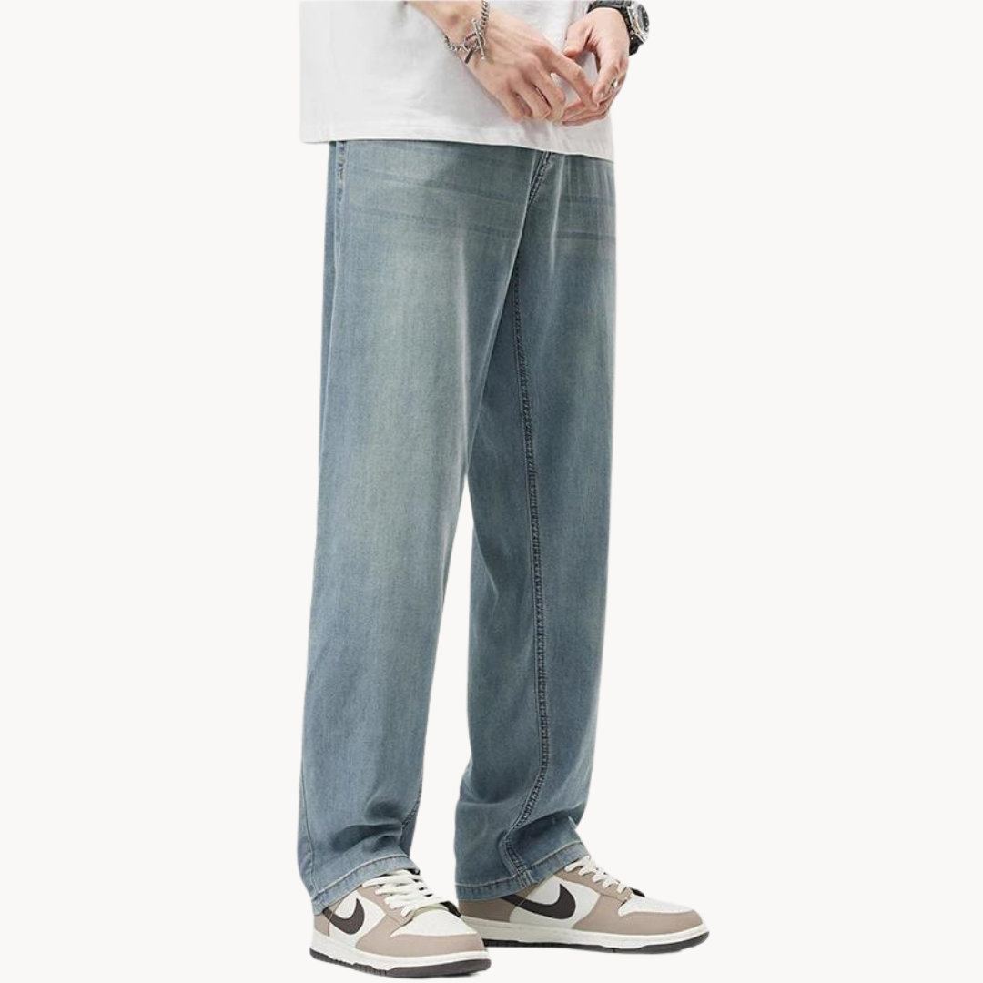 Teofilo - Stylish Wide Leg Pants