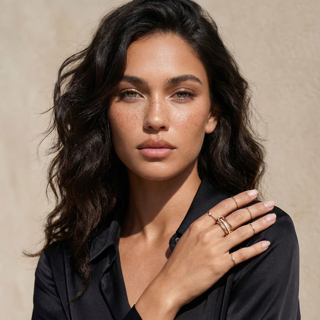 Tessa Interlocked Stackable Ring