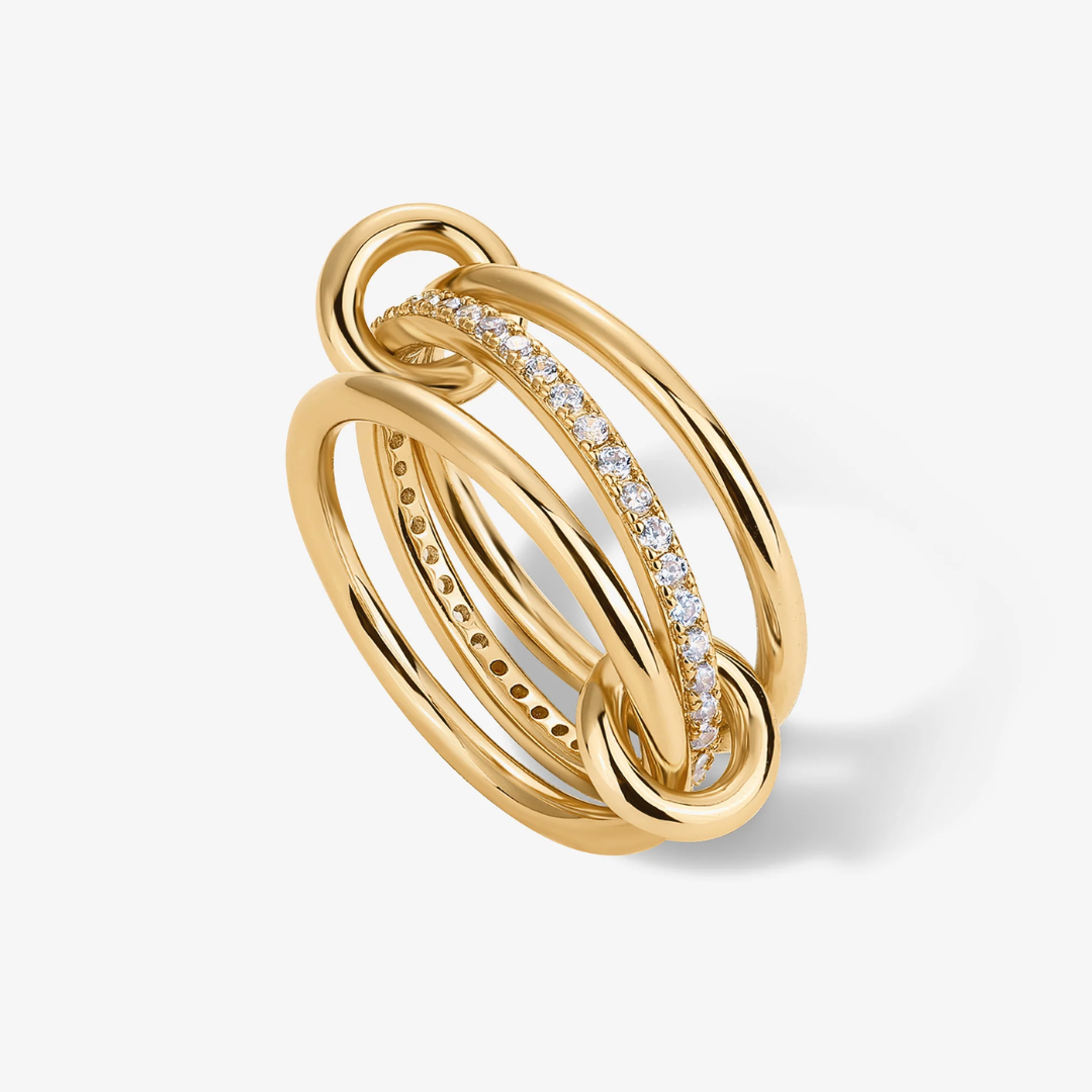 Tessa Interlocked Stackable Ring