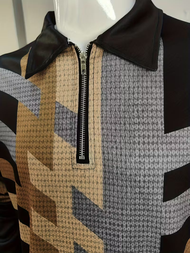 Thomson – Camicia a maniche lunghe con mezza cerniera