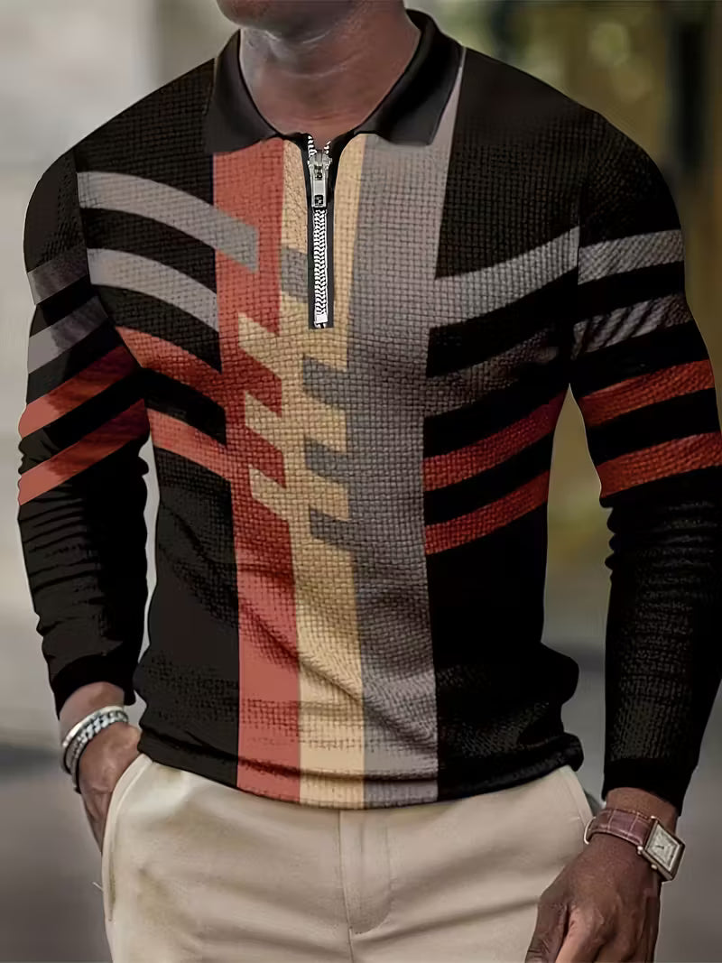 Thomson – Camicia a maniche lunghe con mezza cerniera