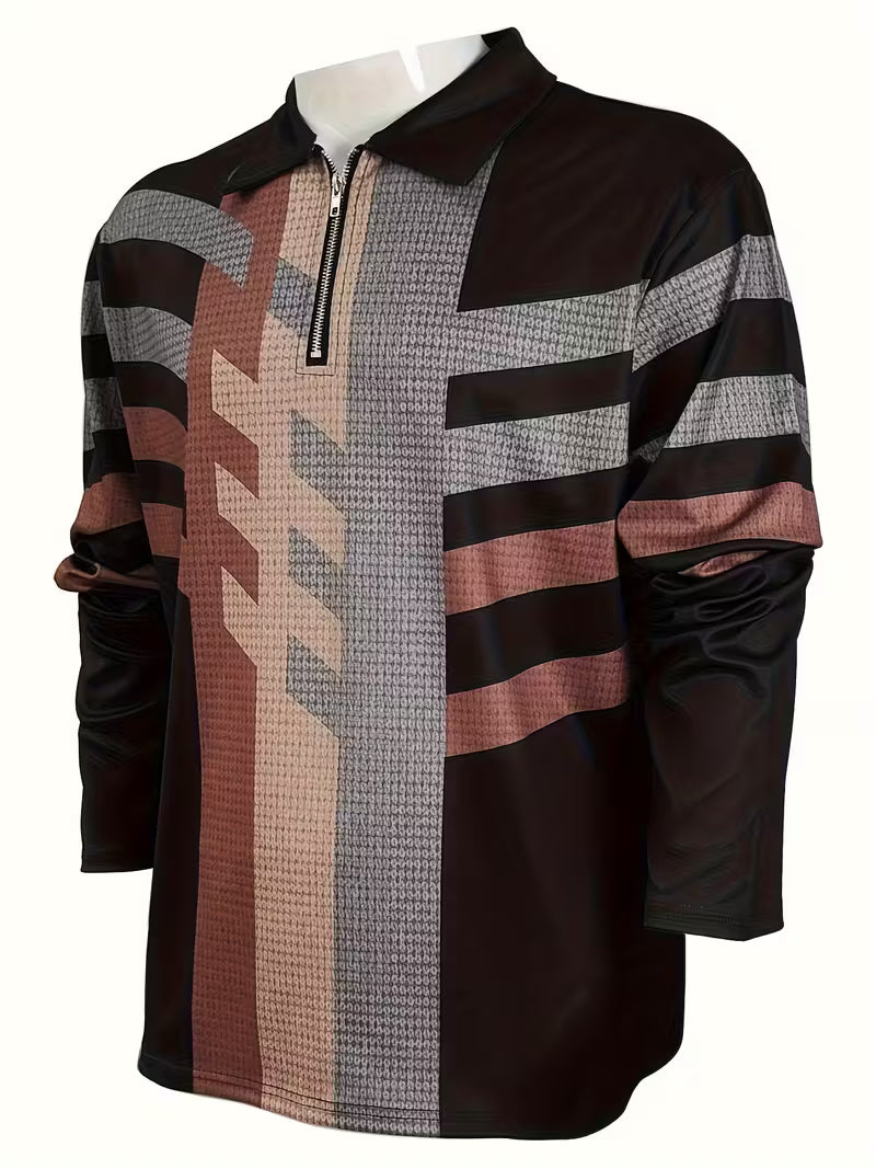 Thomson – Camicia a maniche lunghe con mezza cerniera