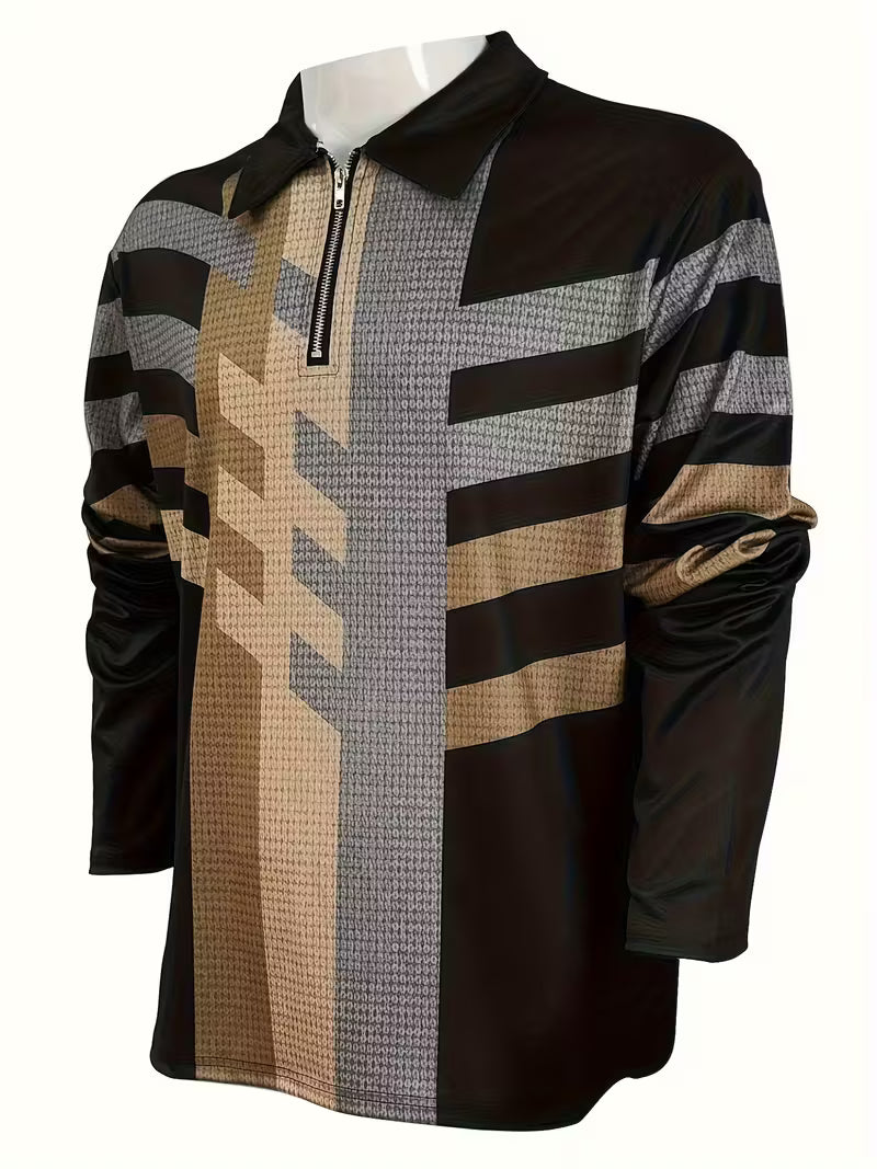 Thomson – Camicia a maniche lunghe con mezza cerniera