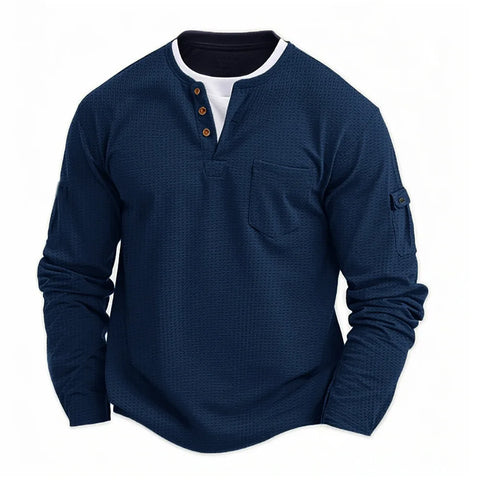Tikhon – Stylish Long Sleeve Shirt with Pockets