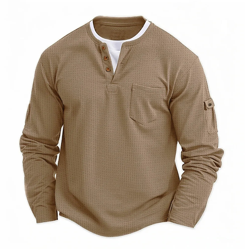 Tikhon – Stylish Long Sleeve Shirt with Pockets