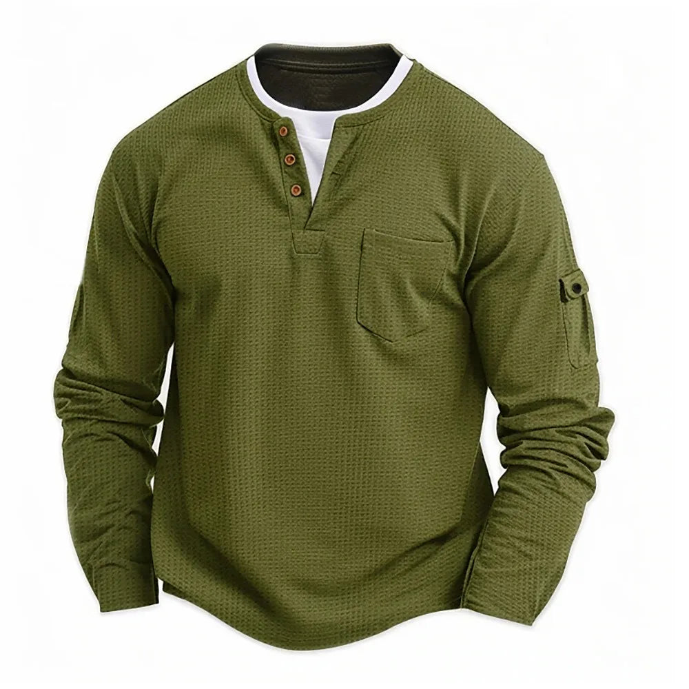 Tikhon – Stylish Long Sleeve Shirt with Pockets