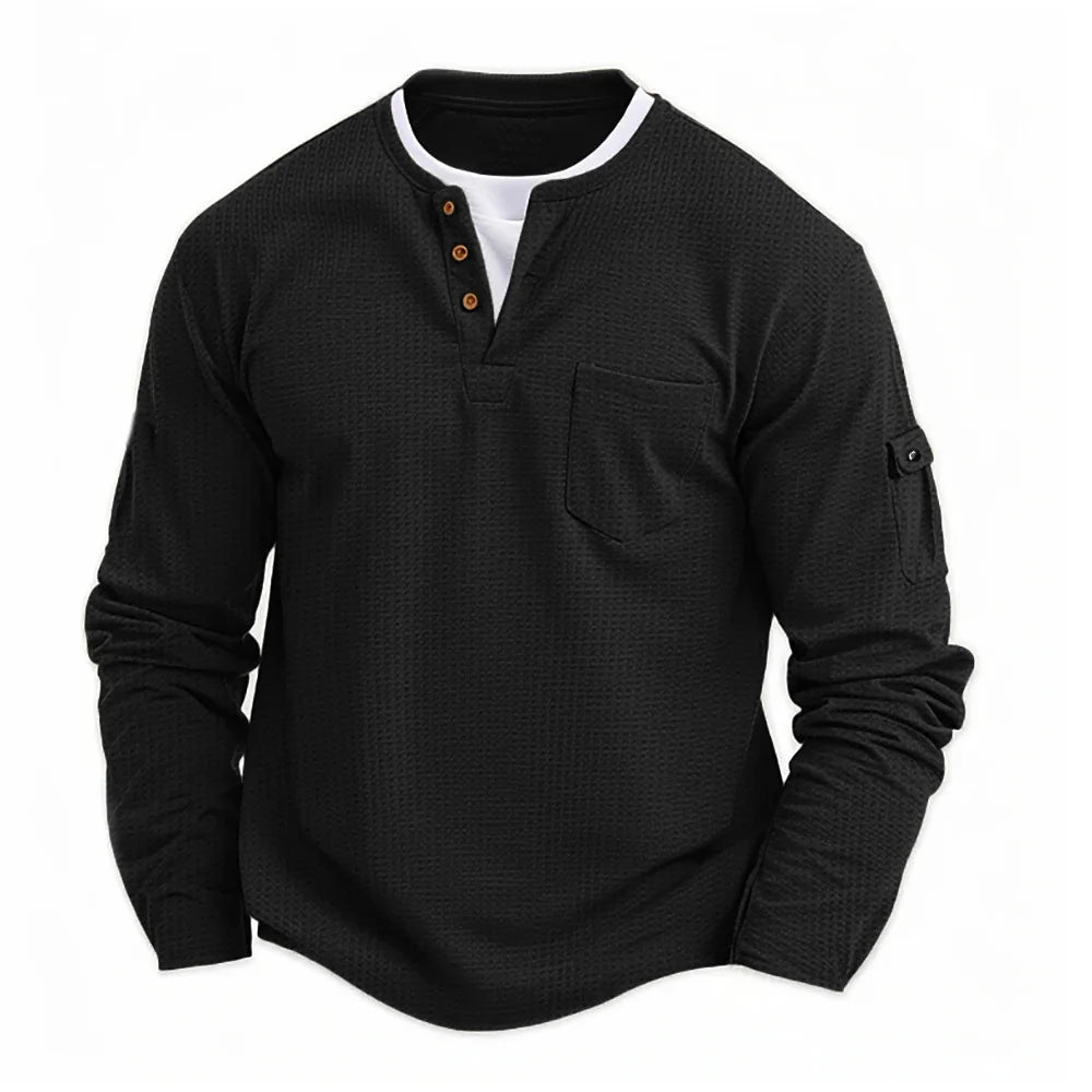 Tikhon – Stylish Long Sleeve Shirt with Pockets