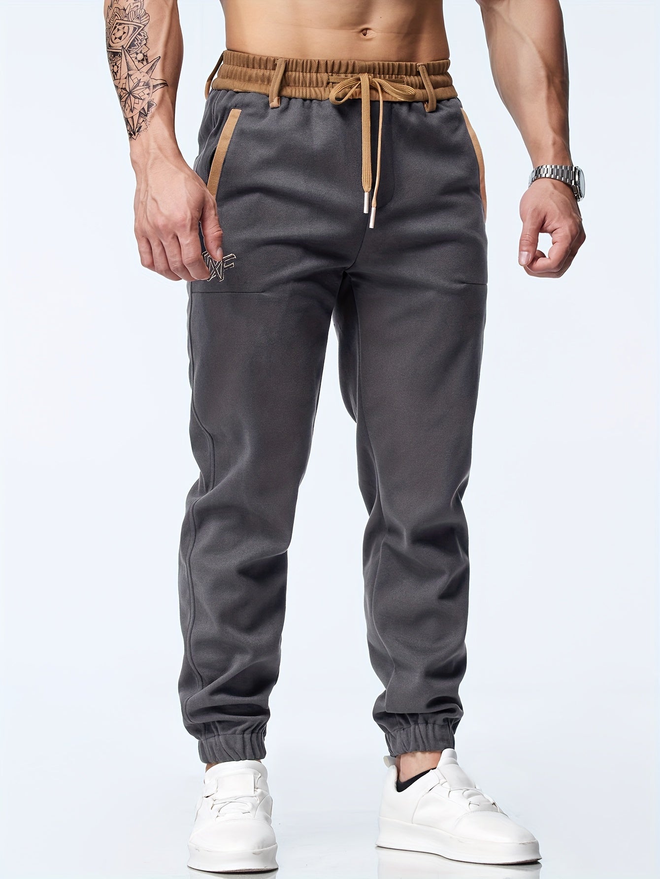 Timothy – Pantaloni casual până la gleznă cu talie elastică