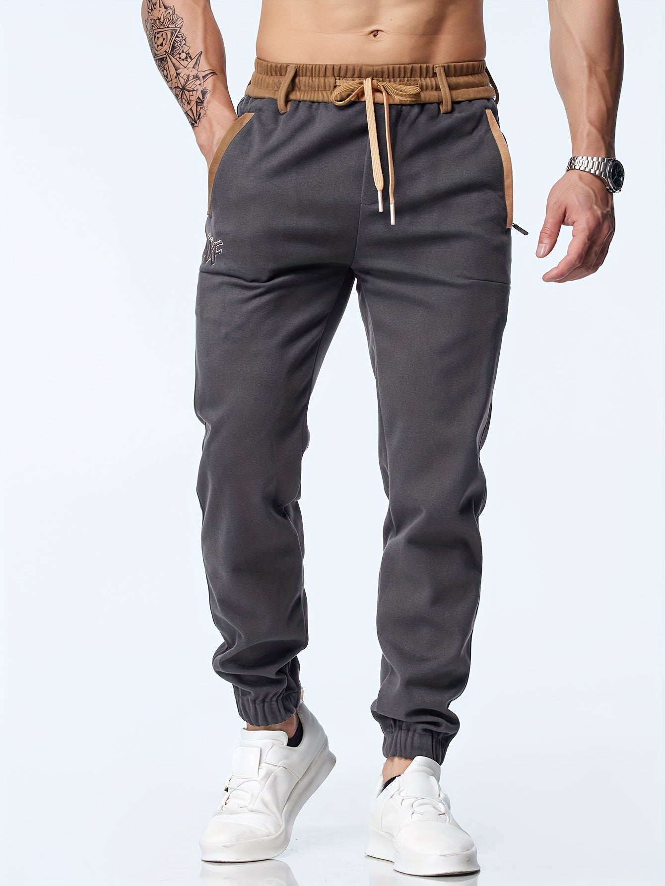 Timothy – Pantaloni casual până la gleznă cu talie elastică