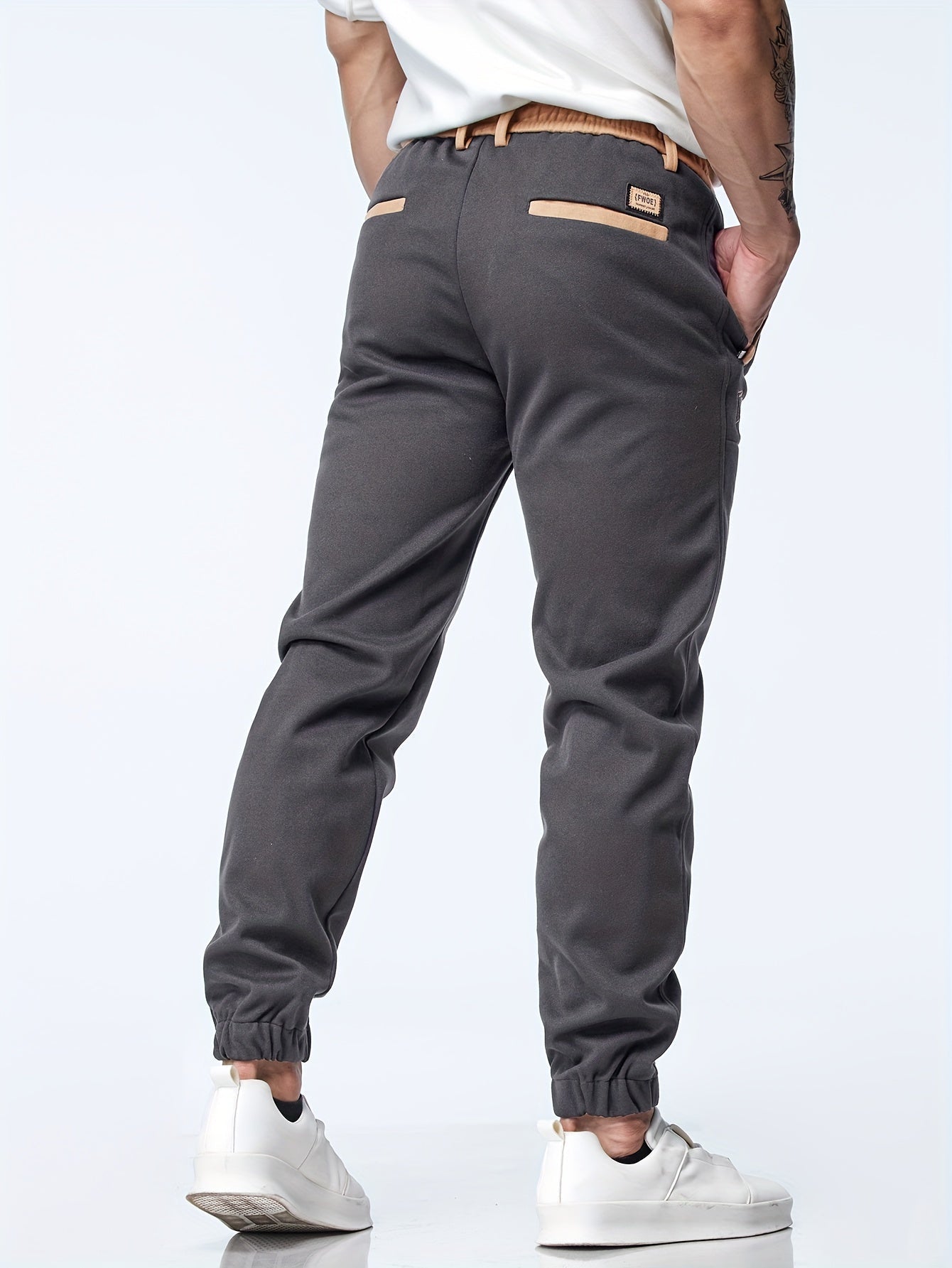 Timothy – Pantaloni casual până la gleznă cu talie elastică