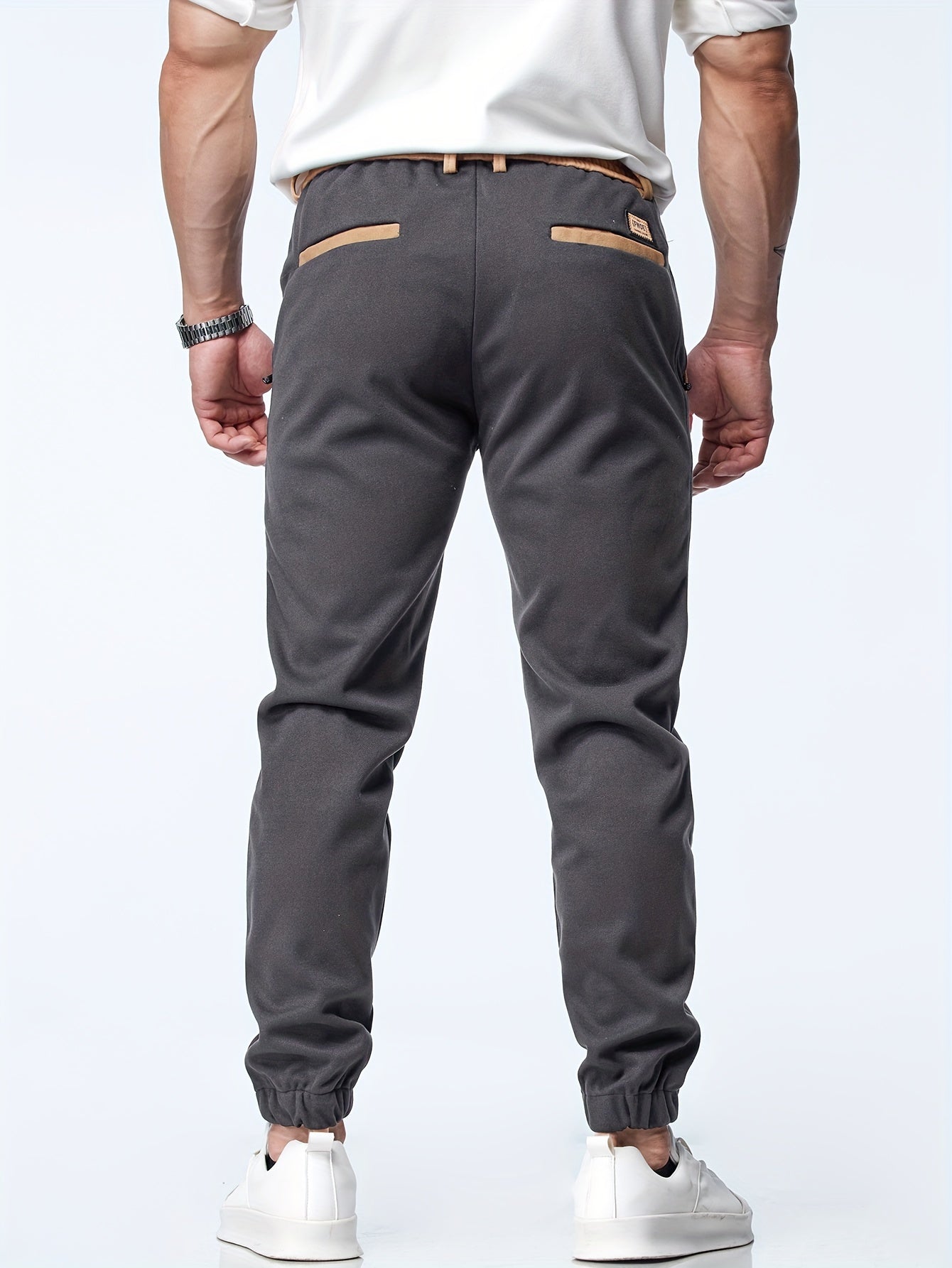Timothy – Pantaloni casual până la gleznă cu talie elastică