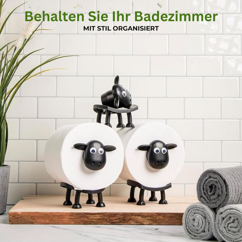 ToiletSheep - Soporte para Papel Higiénico con Forma de Oveja