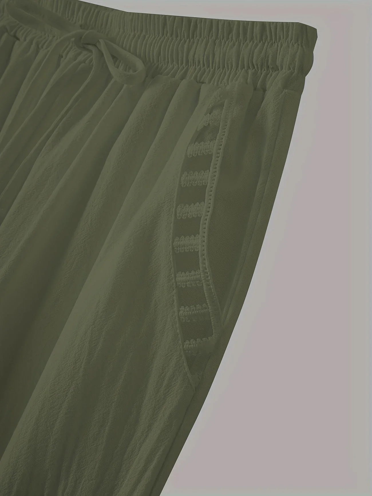 Tracey - Pantalon court à bordure contrastante