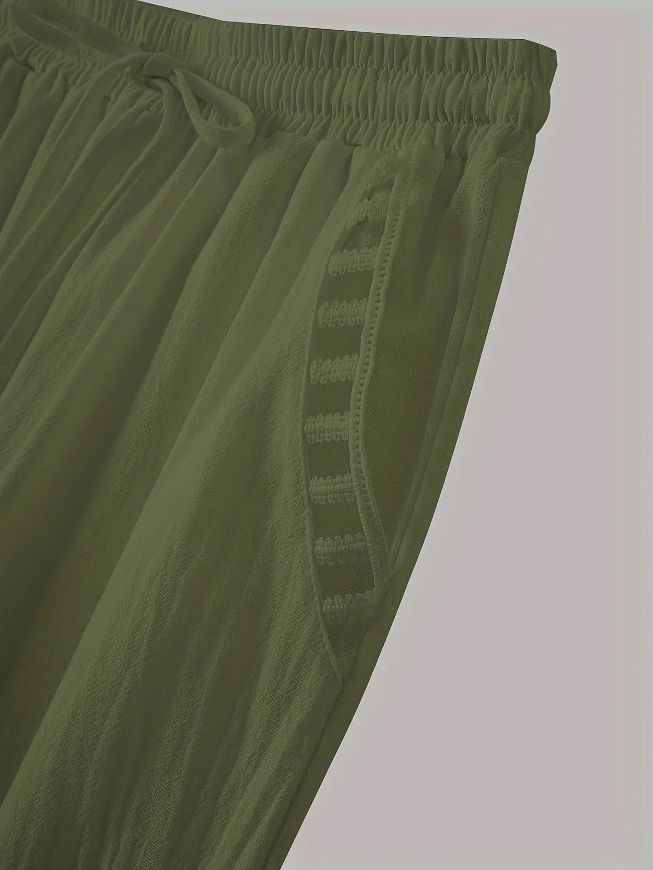 Tracey - Pantalon court à bordure contrastante