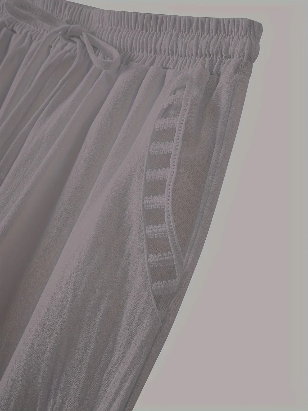 Tracey - Pantalon court à bordure contrastante