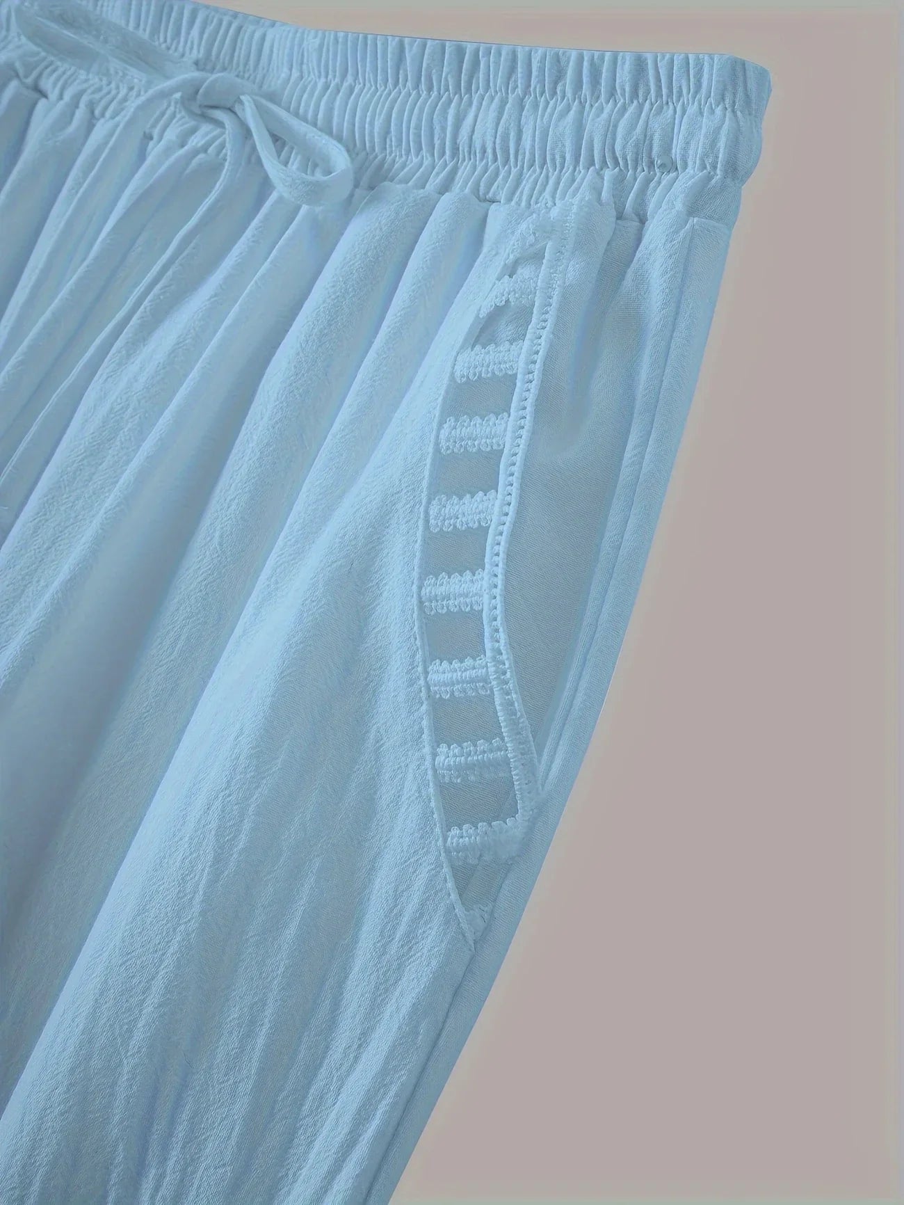 Tracey - Pantalon court à bordure contrastante