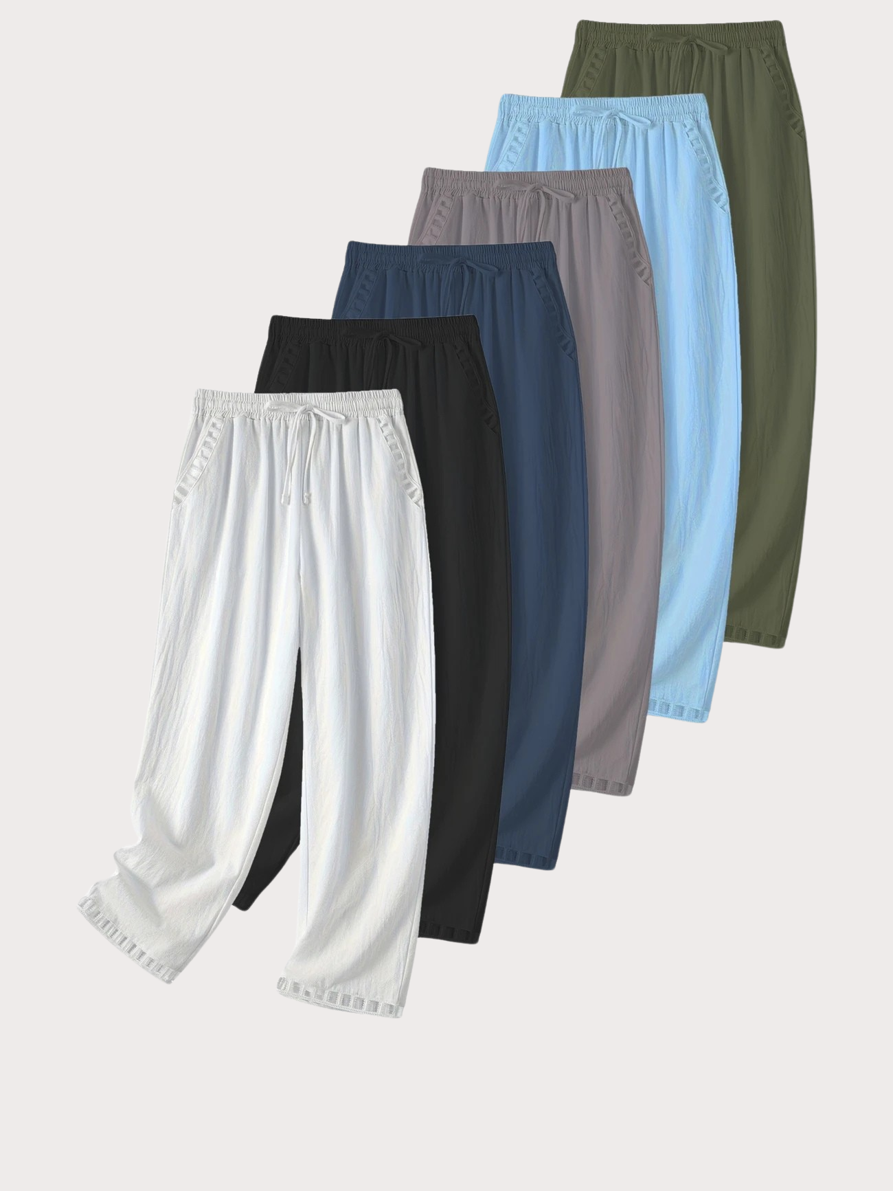 Tracey - Pantalon court à bordure contrastante