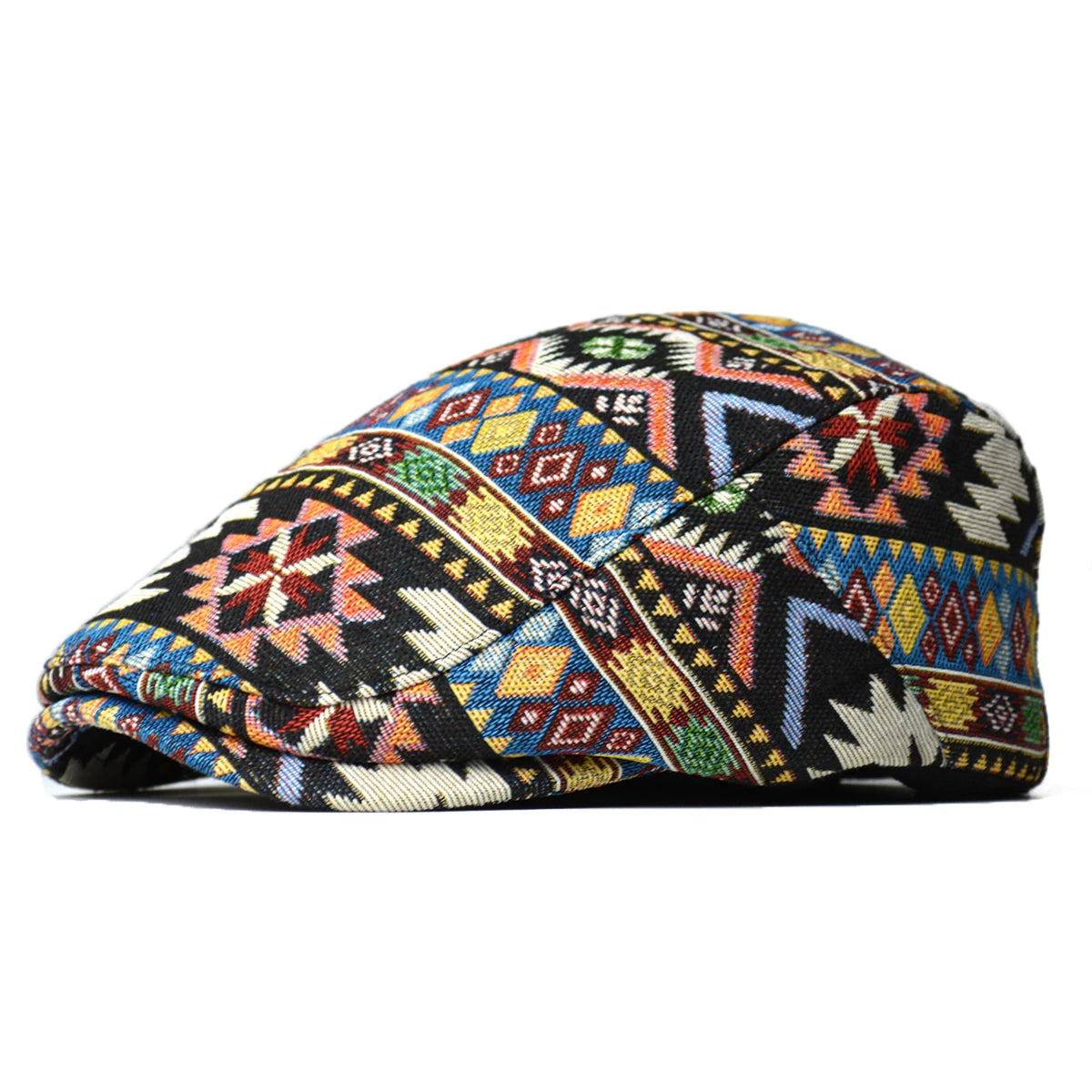 TribalMuse - Basco Colorato con Design Geometrico