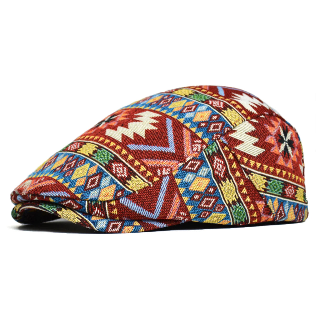 TribalMuse - Basco Colorato con Design Geometrico
