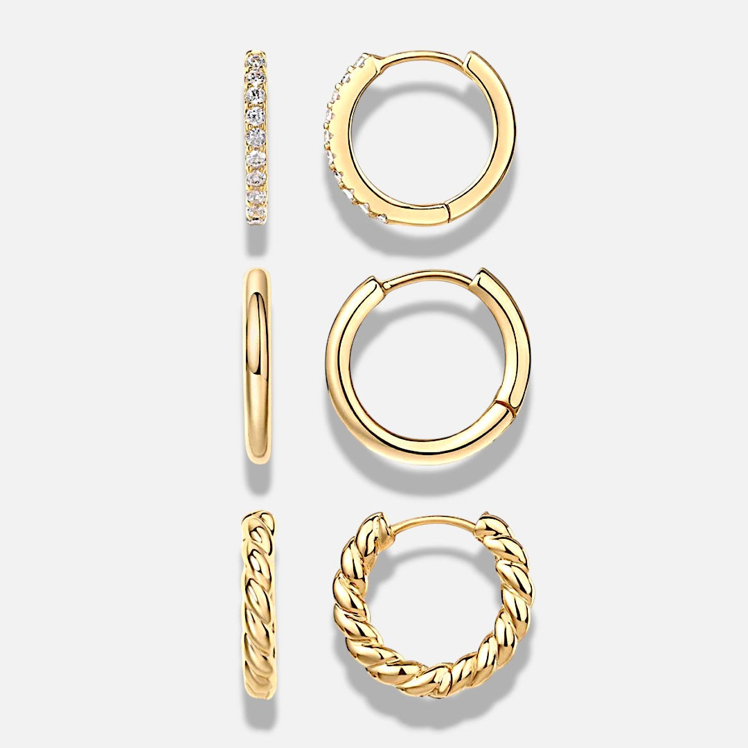 Trivelle Hoop Earring Set