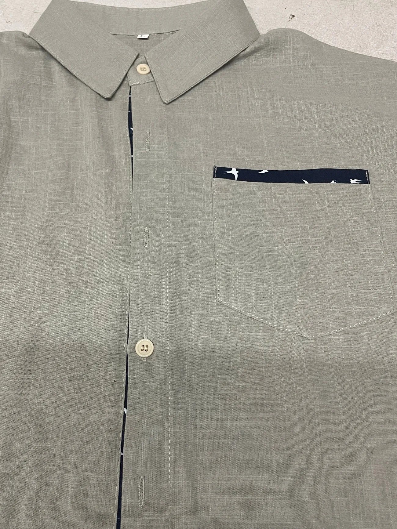 Trofim – Cămașă Elegantă și Drăguță cu Imprimeuri de Păsări
