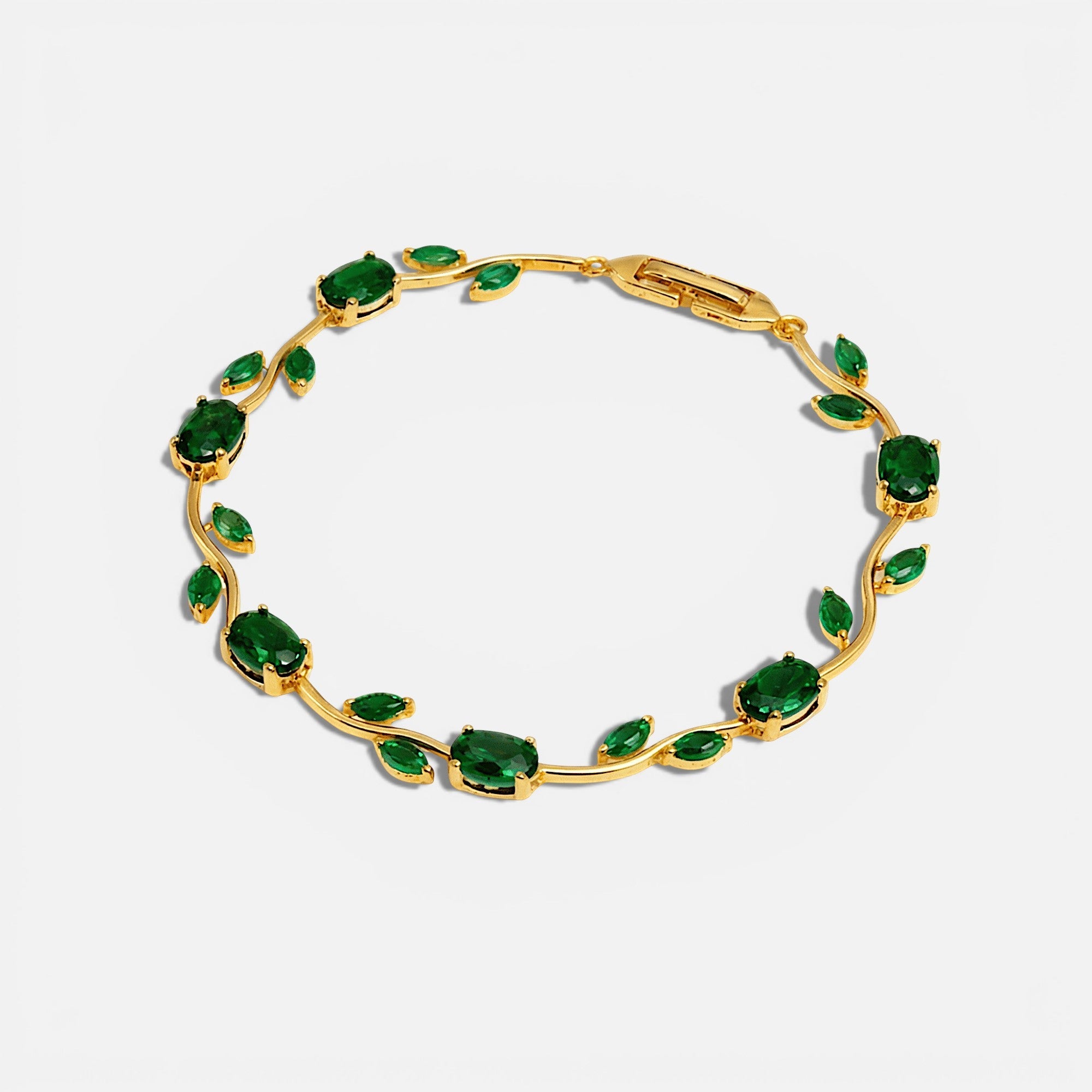 Tulip Pavé Charm Bracelet
