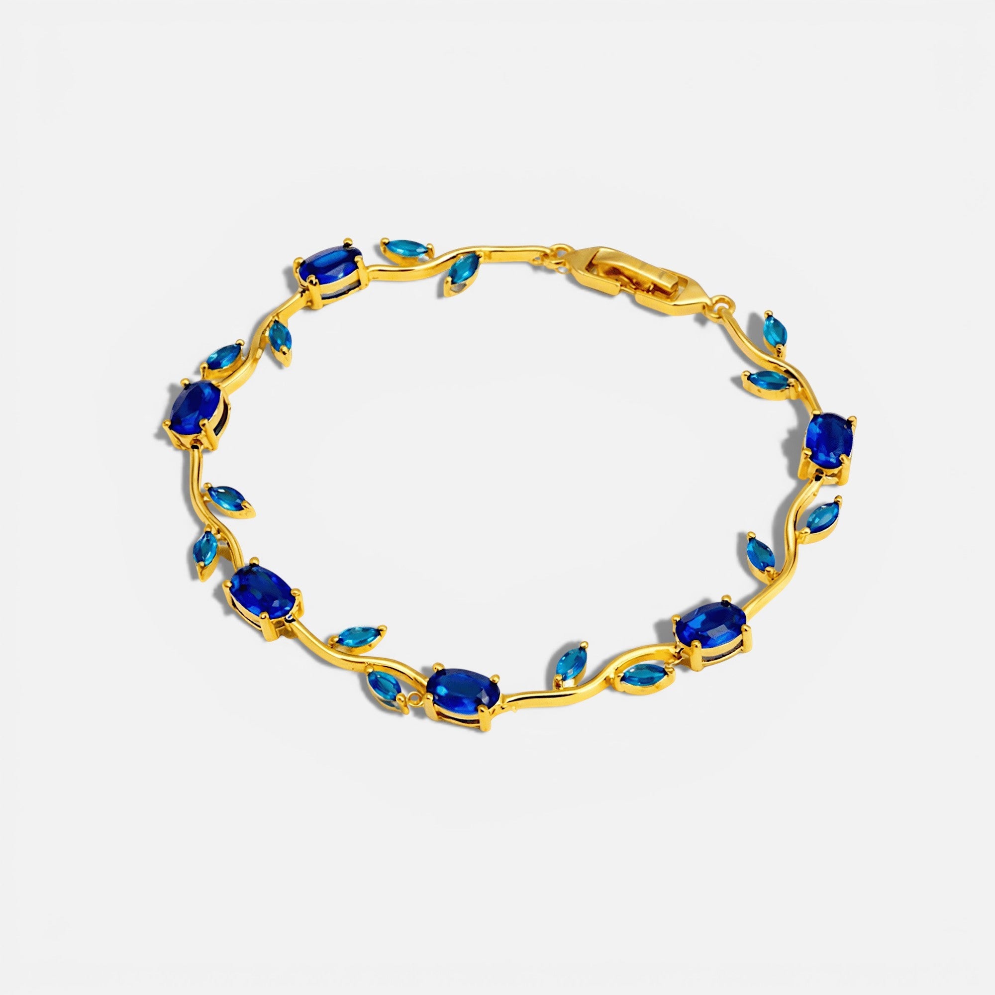 Tulip Pavé Charm Bracelet