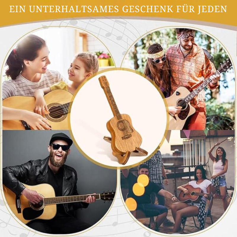 TuneCradle – Mini-Sweet Edition Cutie din lemn pentru plectru de chitară