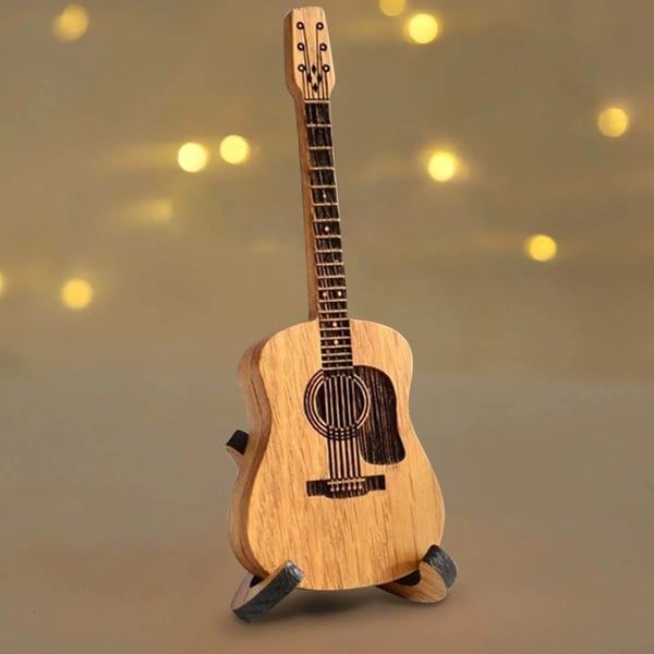 TuneCradle – Mini-Sweet Edition Cutie din lemn pentru plectru de chitară